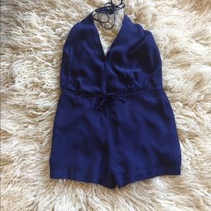 Olivaceous Romper in Royal Blue